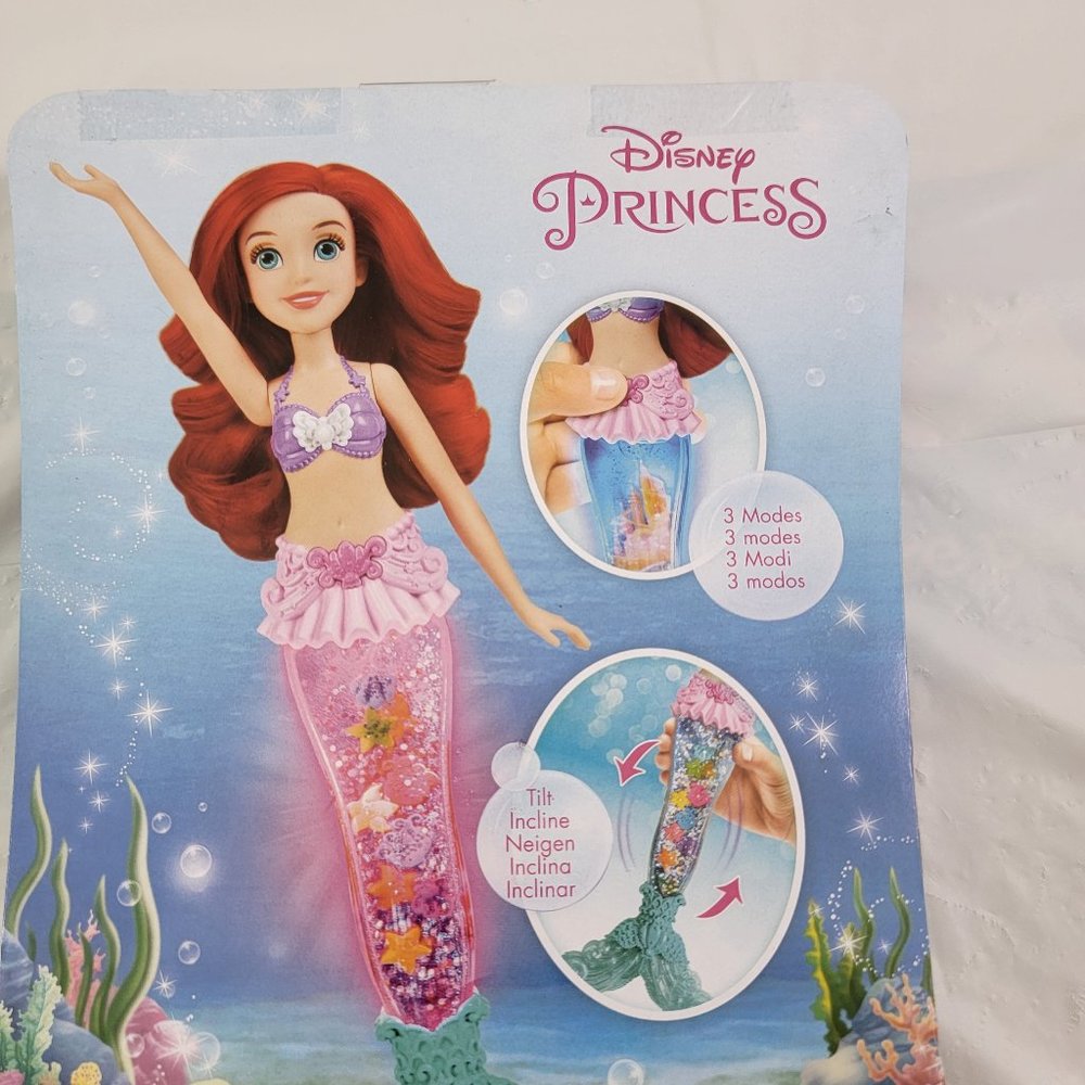 Disney Princess Glitter ‘N’ Glow ARIEL Doll - Hasbro Disney Princess Doll - Picture 2 of 16